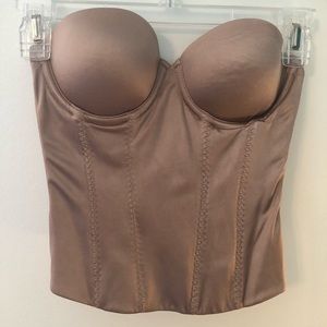 Nude Push-Up Corset Bra - WORN ONCE